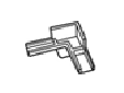 Plastový roh vnější pro profil OE 24 x 24 