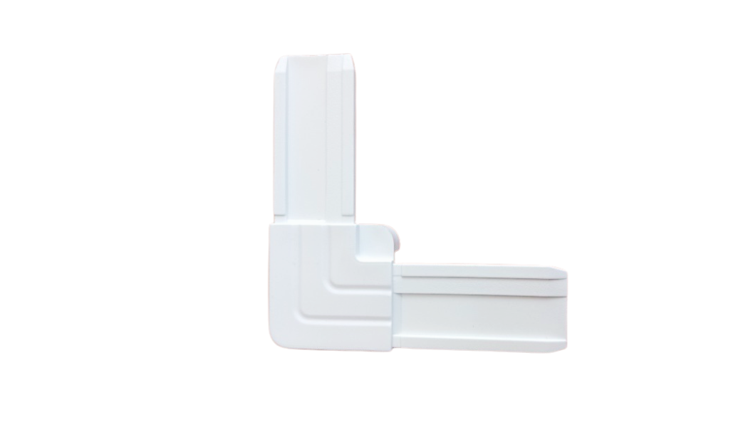 Plastový roh vnější pro profil OV 25x10 bez límce